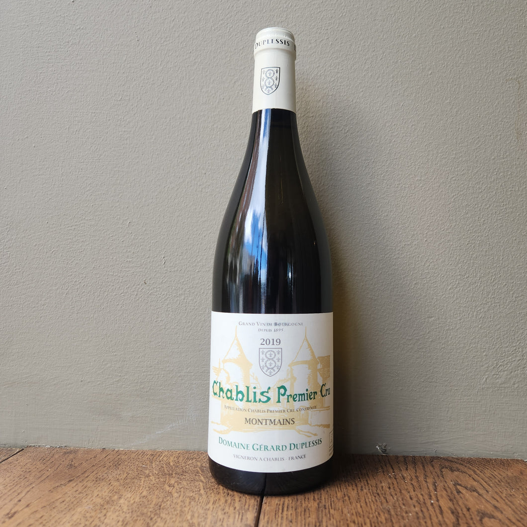 Gerard Duplessis, Montmains Premier Cru Chablis 2019