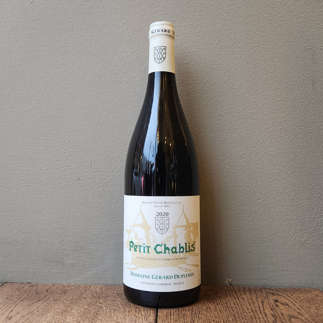 Domaine Gerard Duplessis, Petit Chablis 2020
