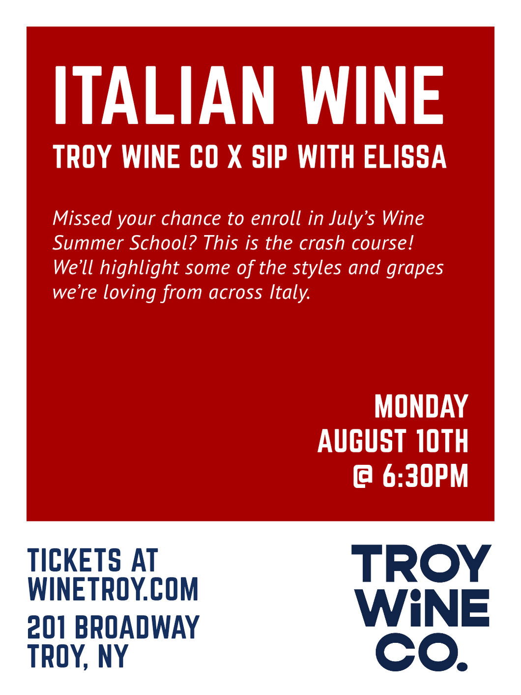 Wine Class 8/10: Italian Wine